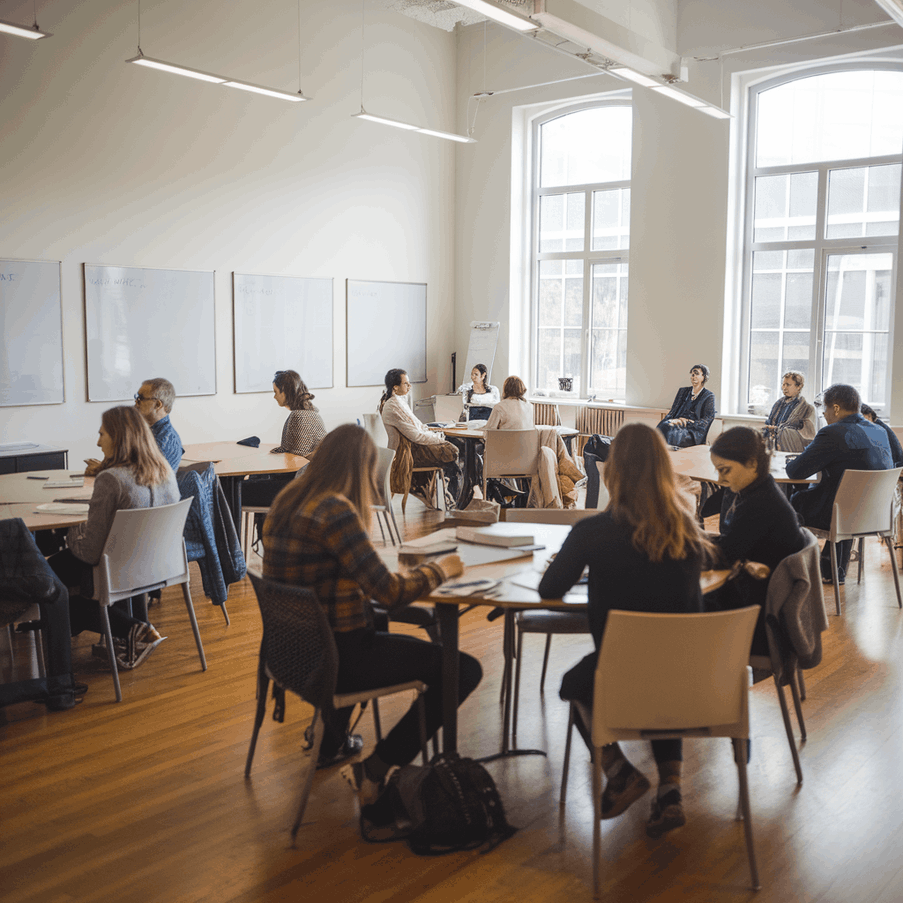 Workshop con persone a Roma